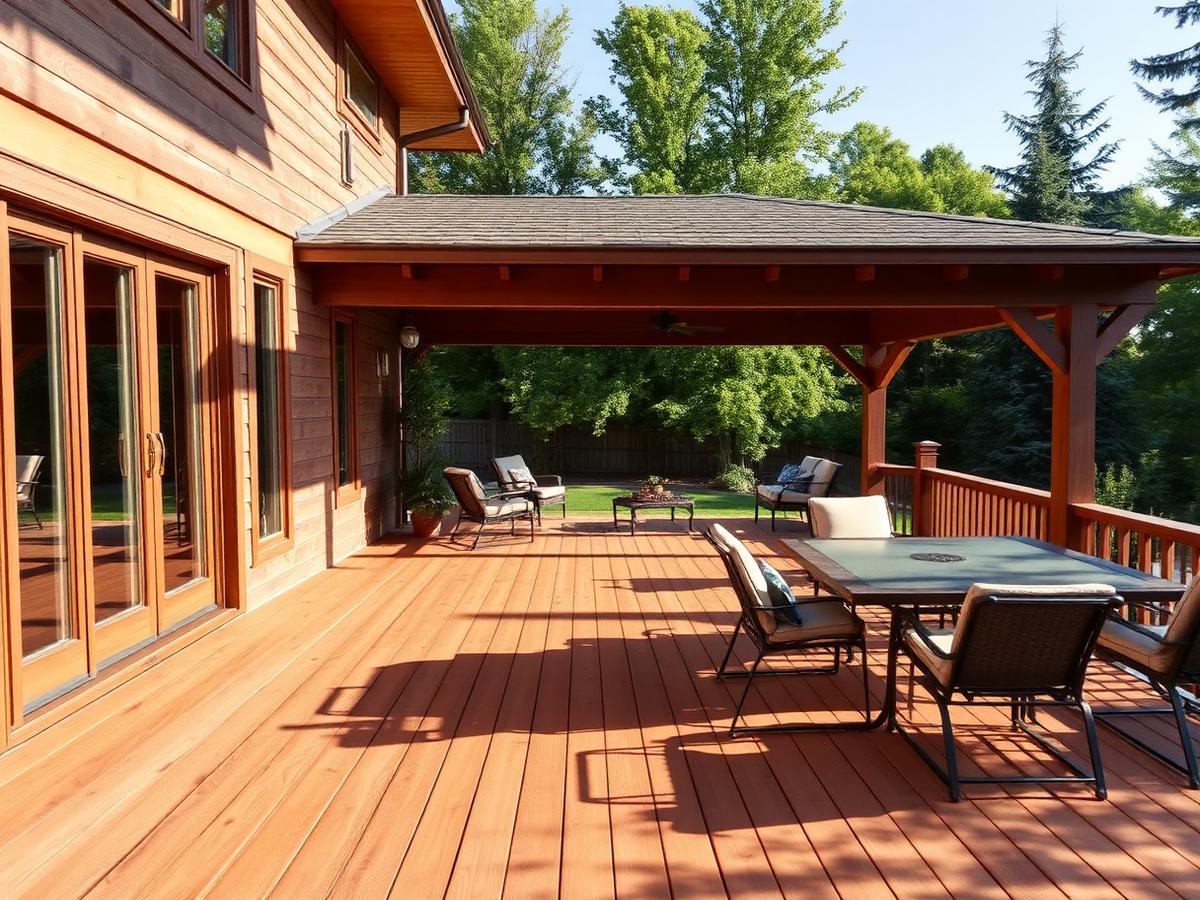 Covered Outdoor Deck