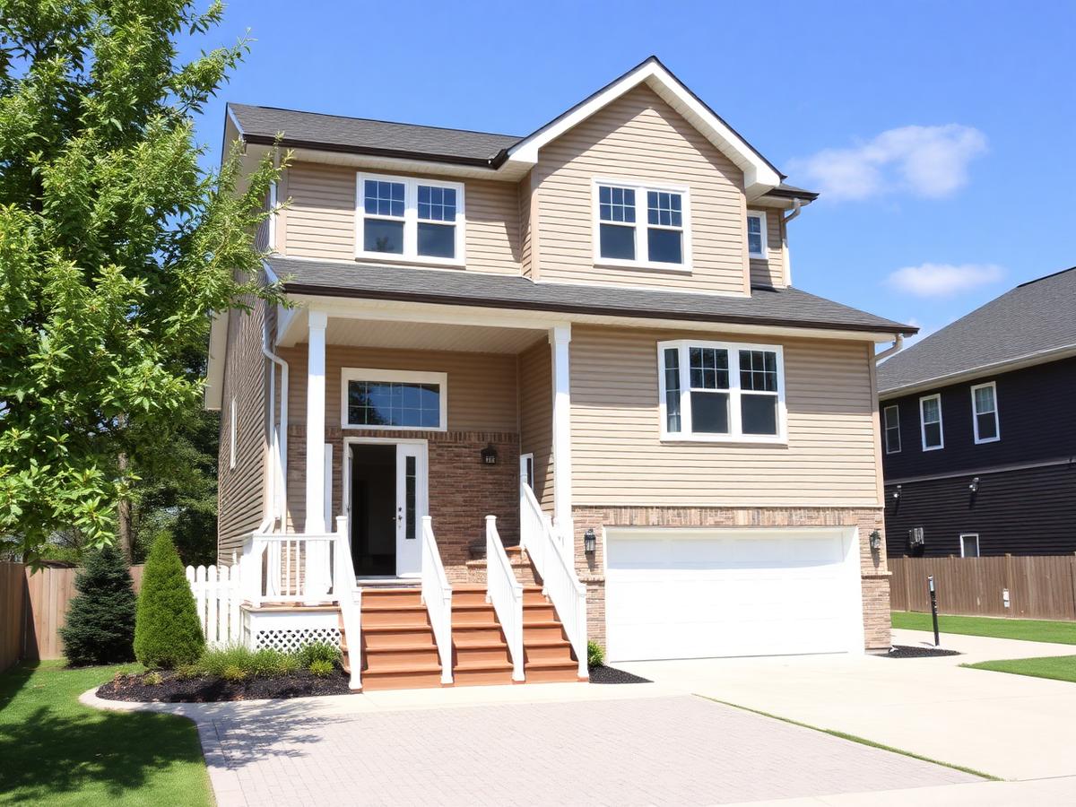 New custom-built home in suburban New Brunswick